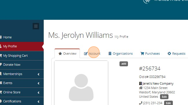 Accessing Education Credits on My Profile - Step 2