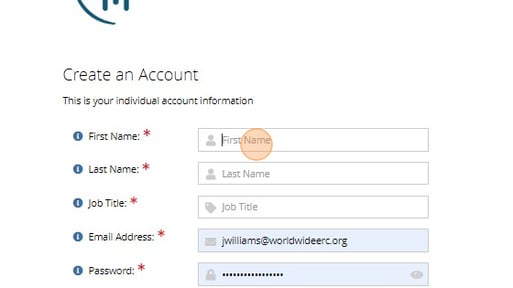 Creating an Account - Use this one - Step 2