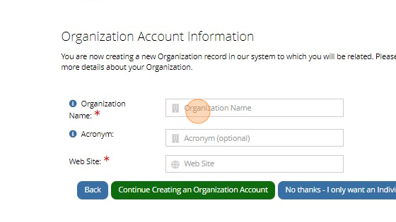 Creating an Account - Use this one - Step 4