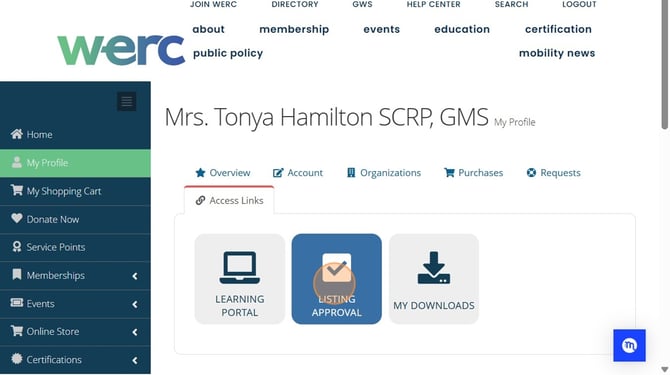 Approve Membership Renewal Listings in Talenteverywhere - Step 3