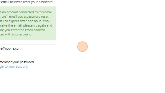 Resetting Password for WERC Account - Step 5